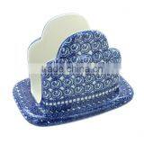 Personalized Handmade Color Glazed Decorative Pottery Napkin Holder thumbnail-1