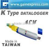 USB Thermocouple Data Logger K Type With 16K Memory W/o LCD Display Made in Taiwan thumbnail-1