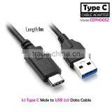 New 1M USB 3.0 to USB 3.1 Type C Connector Male to Male Data Cable thumbnail-1