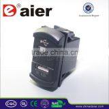 Usb Socket, 12/24VDC Input Current Car Charger Light Socket '