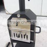 Outdoor Wood Charcoal Fired Smoker Pizza Oven thumbnail-1