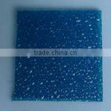 Polycarbonate Blue Embossed Sheet for Indoor Decoration thumbnail-1