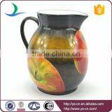 Differnt Fruit Design Decal Ceramic Water Pot Wholesale thumbnail-1
