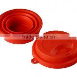 Collapsible Silicone Travel Coffee Tea Cup, Camping Travel Cup BPA Free thumbnail-3