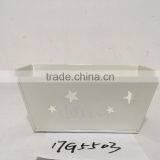 Wholesale Decorative Square Galvanized Metal Growing Flower Bean Cabbage Vegetable Planter thumbnail-3