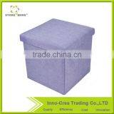 Store More Fabric Foldable Storage Stool thumbnail-5