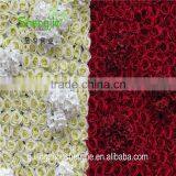 SJLJ013440 High Quality Artificial Flowers Wall / Wedding Backdrop Artificial Flowers Wall thumbnail-4
