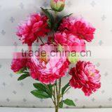 CHY013919 Fabic Peony Silk Flower thumbnail-1