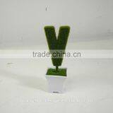 Mini Bonsai Artificial Letters Grass for Decoratrion thumbnail-4