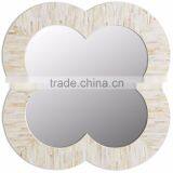 High Quality Best Selling New Ivory Mother of Pearl Mirror, Four Leaf Clover Design From Viet Nam thumbnail-1