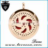 Stainless Steel Aromatherapy Essential Oils Diffuser Necklace,Silver Locket thumbnail-2