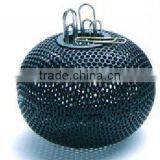 Round Spherical Metal Mesh Desktop Magic Clips Holder thumbnail-2
