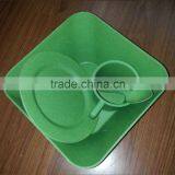 Disposable High Quality Bamboo Fiber Dinnerware Sets