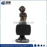 Bronze Boy Sculpture Russian Mom Boy thumbnail-1