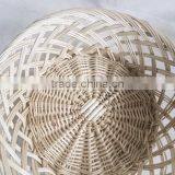 Handwoven Round Wicker Rattan Tray for Food thumbnail-5