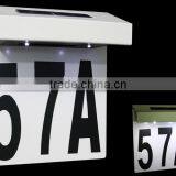 Solar House Number Lights Door Plates