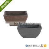 Eco-friendly Biodegradable Square Clay Garden Planter Pot (09FBD-series)