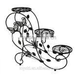 Classic Plant Stand Shelf Holds Garden 3 Tier Iron Flower Pot Stand thumbnail-2