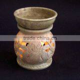 Soapstone Aroma Oil Burner Lamp Aroma Fragrance Diffuser thumbnail-1