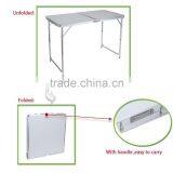 450111 New Outdoor Folding Table 4ft 120cm Portable Hand Carry thumbnail-3