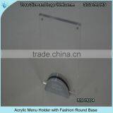 2017 Custom Acrylic Wedding Menu Card Holder thumbnail-2