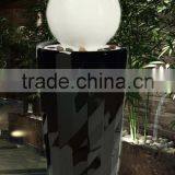 Boutique Diamond Surface Fiber Glass Water Fountain With Led Light thumbnail-3