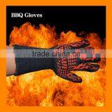 932F Heat Proof Cut Resistant Silicone Hot Surface Handler BBQ Baking Gloves thumbnail-6