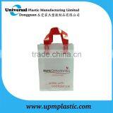 Environmental Flexo Printing Blockbottom Soft Loop Handle Bag for Shopping thumbnail-2