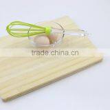 Soft Acrylic Handle Light Green Silicone Egg Whisk thumbnail-6