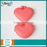 Hot Selling Silicone Heart Shape Coin Purse thumbnail-2