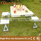 Outdoor Portable Picnic Folding Table Camping Folding Table and Chairs thumbnail-1
