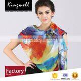 Garment Digital Print Silk Scarf thumbnail-1