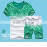 Custom 100% Polyester Digital Printing Colorful 2 Piece Latest Design Leisure Men Suit thumbnail-3