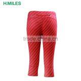 OEM/ODM Running Capri Women's Leggings With Back Zipeer Pocket thumbnail-2