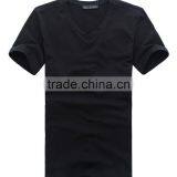 2016 Perfect Popular in China Hot Style Best Quality V-neck T-shirt for Men thumbnail-2