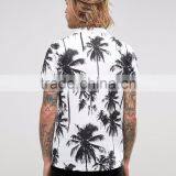 Hot Sale Wholesale Price Summer Casual 180g 100% Cotton Short Sleeve Digital Printing Mens POLO T-shirt thumbnail-2
