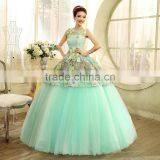 MGOO Hot Sale Designer Dress For Women Prom Long Satin Evening Gown Beautiful Applique Dress L000123 thumbnail-2