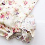 Ruffle Layers Lace Decoration Floral Newborn Baby Clothes Boutique Girl Clothes thumbnail-4