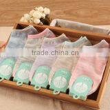 Zm40571b Hot Sale Women Cotton Socks Ladies Fancy Low-cut Liners Socks thumbnail-2