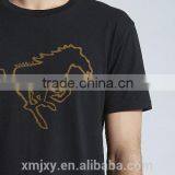 Regular Fit Horse Black Short Sleeve T-shirt for Man thumbnail-5