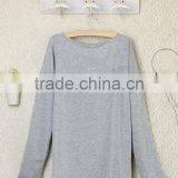 2016 Wholesale Women's Heart Pattern O-neck Long Sleeve T-shirt thumbnail-3