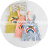 S17055A Summer Clothes Toddler Baby Suspender Shorts Pants thumbnail-4