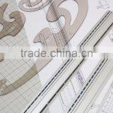 Transparent Plastic Cloud Pattern French Curve For Painting thumbnail-6