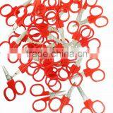 Wholesale Stainless Steel Student Scissors Children DIY Handmade Children Paper Cutting Safety Small Scissors thumbnail-1
