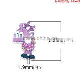 Wood Sewing Buttons Scrapbooking 2 Holes Deer Animal At Random thumbnail-2