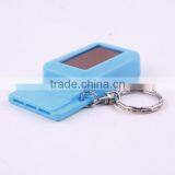 Mini Solar Power Rechargeable Flashlight Keychain thumbnail-3