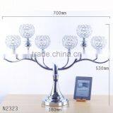 Decoration De Table Stainless Steel Metal Candle Holder Iron Candleholder JC-001 thumbnail-2