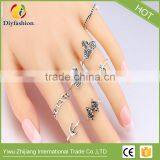 13pcs/Set Boho Vintage Punk Gold Silver Stone Midi Finger Rings For Women Bohemian Ring Set Jewelry thumbnail-5