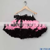 Professional Kids Tutu Dresses Fashion Toddler Girls Hot Pink Tulle Ruffled Short Skirts IM-FS018