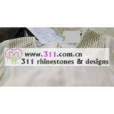 311 Shoulder Hot-fix Heat Transfer Rhinestone Motif Design 1